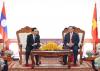 Vietnamese, Lao PMs hold talks in Phnom Penh