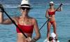 Vogue Williams flaunts her figure in a skimpy red bikini on her family getaway to the Caribbean