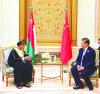 President Xi calls on Sayyid Fahd