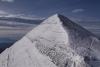 The Pyramid-Like Peak of Mount Taygetus in Greece