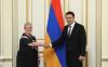 Head of the Armenian National Assembly meets EU ambassador completing her mission in Armenia 