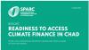 Readiness to access climate finance in Chad