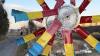 Recycled whirligigs remain a fixture in the Japanese countryside