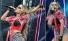 Rita Ora commands attention in leopard print bra and micro shorts as she performs at World Pride Music Festival in Washington DC
