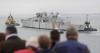 'Remarkable' HMS Bristol warship draws a crowd as it departs for scrapyard