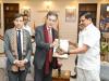 India News | MP CM Mohan Yadav Meets French Ambassador to India Thierry Mathou, Signs MoU with French Embassy, Alliance Francaise