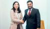 President meets German Minister for Economic Cooperation and Development