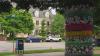 Woman transforms Delaware Street trees with vibrant crochet art
