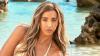 Katie Austin Is Ravishing in Romantic Mocha Bikini With 3D Rosette Detail in Bermuda