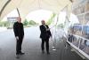 President Ilham Aliyev reviewed construction progress on Baku–Alat–Gazakh–State Border with Georgia highway section passing through Yevlakh city