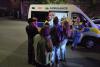 Car plows into anti-government protesters in Tbilisi