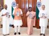 India News | President Murmu Receives First Copies of Second Volume of Book - Wings to Our Hopes' and Aashaon Ki Udaan'