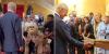 King Charles faces down gorilla and shakes hands with puppet ape in bizarre scenes