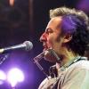 Bruce Springsteen performs on 10 December, 1998 at Bercy Stadium in Paris before about 16,000 spectators for an Amnesty International concert to celebrate the 50th anniversary of the Universal Declaration of Human Rights
