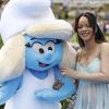 Rihanna in Belgium for Smurfs premiere