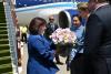 Azerbaijani Parliament Speaker Sahiba Gafarova arrives in Uzbekistan on a working visit