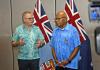 Government skips mention of game day appearance as PM leads high-level delegation to Australia ahead of Fiji vs Wallabies match