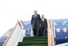 President of Turkish Republic of Northern Cyprus arrives in Fuzuli district