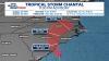 Tropical Storm Chantal makes landfall this morning near Myrtle Beach, South Carolina