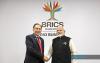Anwar Meets Modi At BRICS Summit In Rio De Janeiro