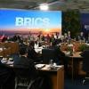 Brazil's President Luiz Inacio Lula da Silva (C) speaks at the BRICS summit in Rio de Janeiro, Brazil, on July 6, 2025