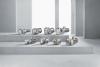 Hygienic stainless steel range suited for food manufacturing