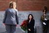 Albanian Parliament Speaker Elisa Spiropali Lays Wreath at Monument to Unknown Soldier in Sofia