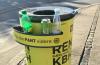 More towns are getting these new bins - so people can leave (or take) plastic bottles and cans