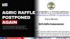 AGRIC Raffle Postponed Again