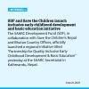 SDF and Save the Children launch inclusive early childhood development and basic education initiative