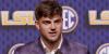 Garrett Nussmeier honors Kyren Lacy with custom suit at SEC Media Days