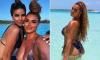 Joy Taylor rallies around family in the Bahamas and posts sultry vacation pictures after shock Fox Sports exit