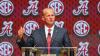 Where did Alabama football place in 2025 preseason SEC media poll?