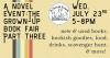 Grown-Up Book Fair to take place July 23