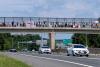 Upset at budget airline’s role in ICE deportations, 100 protesters rally near BWI