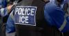 Immigration and Customs Enforcement officers take former inmate into custody outside San Miguel County Jail