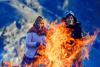 Bolivians conduct fire rituals for Mother Earth