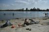 Lifestyle AFP War-weary Ukrainians find solace by frontline lake