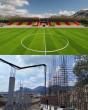 Construction of central stadium continues in Naryn