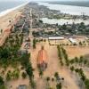 The coastal village of Lahou-Kpanda in Ivory Coast is battling erosion from rising Atlantic waters