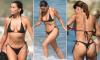 Eva Longoria, 50, sizzles in black string bikini after revealing secrets to her flawless figure