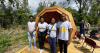 Detroit Students Build 10-Foot Nature Megaphone on Belle Isle