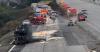 Green Inferno: Semi-Truck Carrying 8 Teslas Engulfed in Fire on Los Angeles Highway