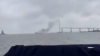 Baltimore Harbor Explosion: Cargo ship catches fire Near Francis Scott Key Bridge | WATCH