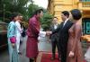State President hosts welcome ceremony for King and Queen of Bhutan