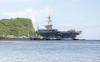 USS George Washington crew members stop on Guam to ‘resupply, rest and recharge’