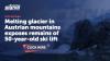 Melting glacier in Austrian mountains exposes remains of 50-year-old ski lift