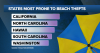 How prone are Florida beaches to theft?