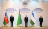 A trilateral summit of Turkmenistan, Azerbaijan and Uzbekistan is taking place in Avaza