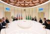 President of Azerbaijan Ilham Aliyev held expanded meeting with Chairman of Halk Maslakhaty of Turkmenistan VIDEO